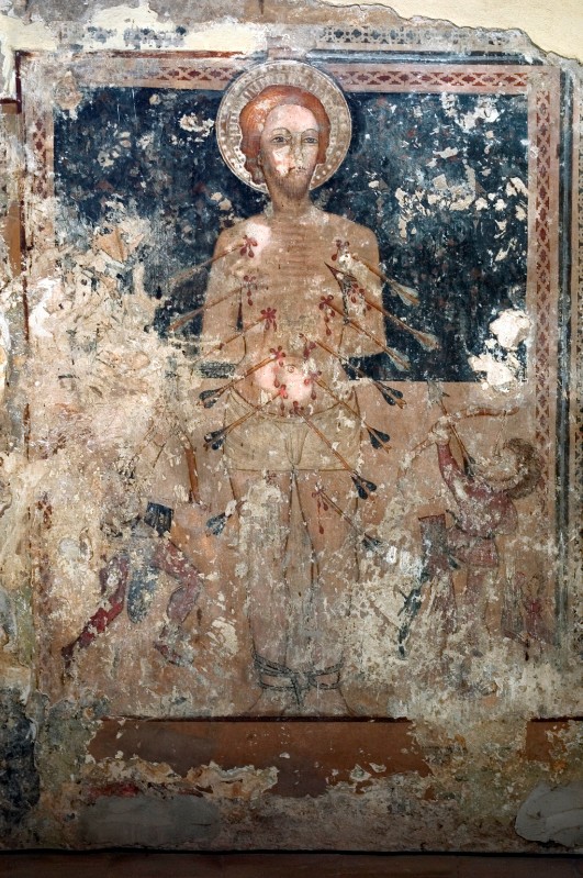 Ambito laziale sec. XIV, Martirio di S. Sebastiano