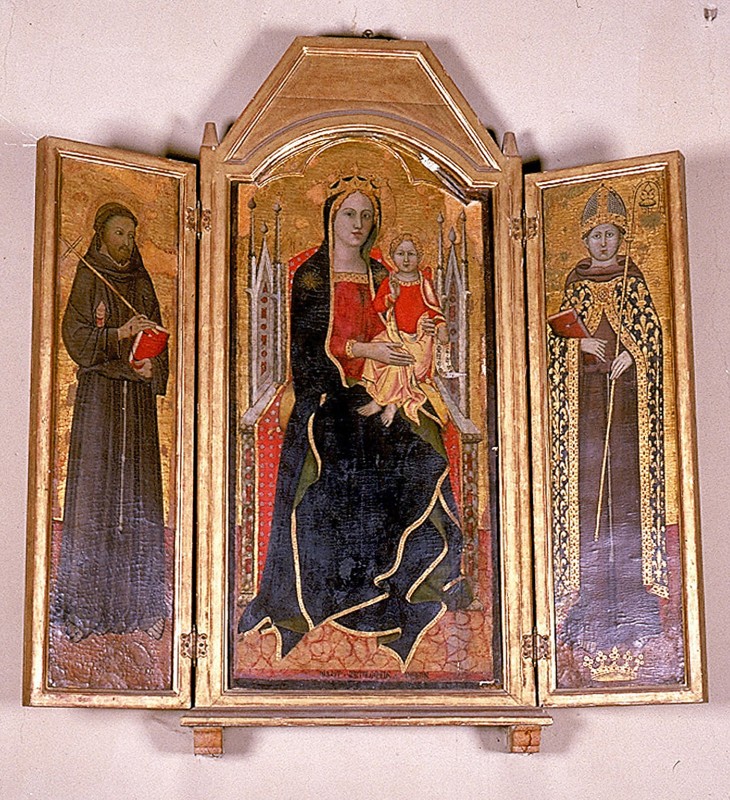 Bulgarini B. (1369), Trittico della Madonna con Bambino e santi