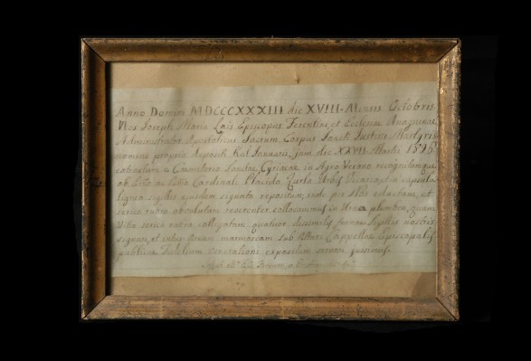 Lais G. M. (1833), Documento manoscritto
