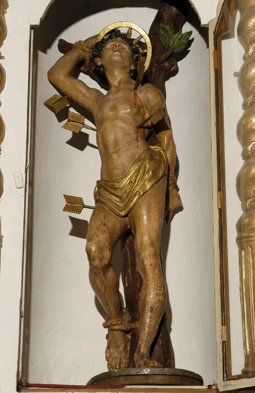 Bottega laziale sec. XVII, Statua di San Sebastiano