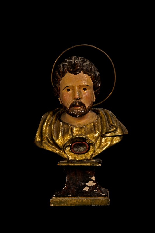 Bottega laziale sec. XIX, Busto reliquiario di San Paolino