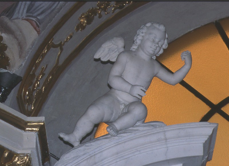 Bottega ligure sec. XVII, Angelo sinistro dell'Altare di Sant'Erasmo