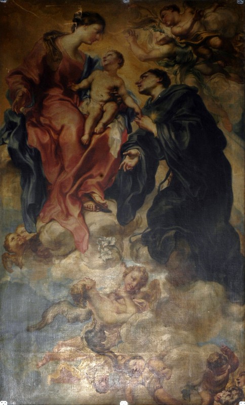 De Ferrari G. (1690-1699), Madonna con Bambino Sant'Antonio e Angeli