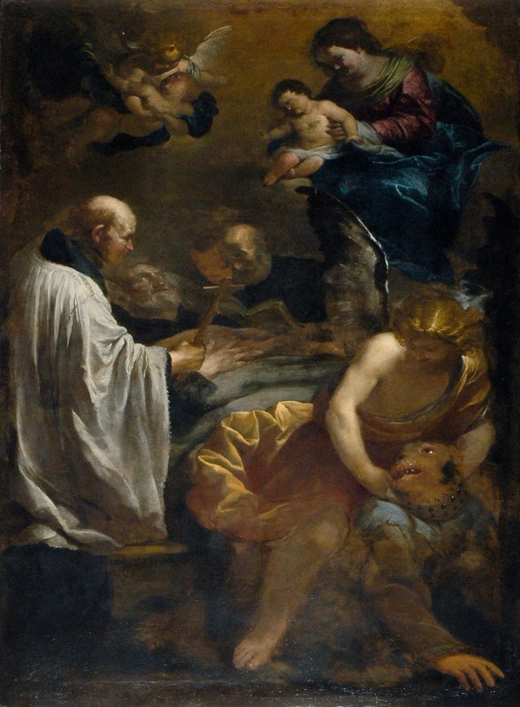 De Ferrari O. (1630), Morte di Sant'Andrea Avellino