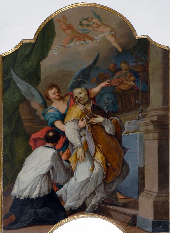 Scuola genovese sec. XVII, Morte di Sant'Andrea Avellino