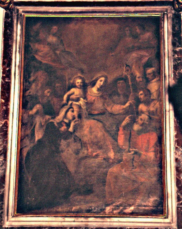 Scuola ligure sec. XVIII, Madonna tra Santi