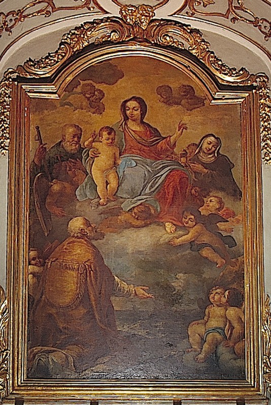 Piola A.M. - Tavella C.A. sec. XVII, La Vergine e Sant'Erasmo