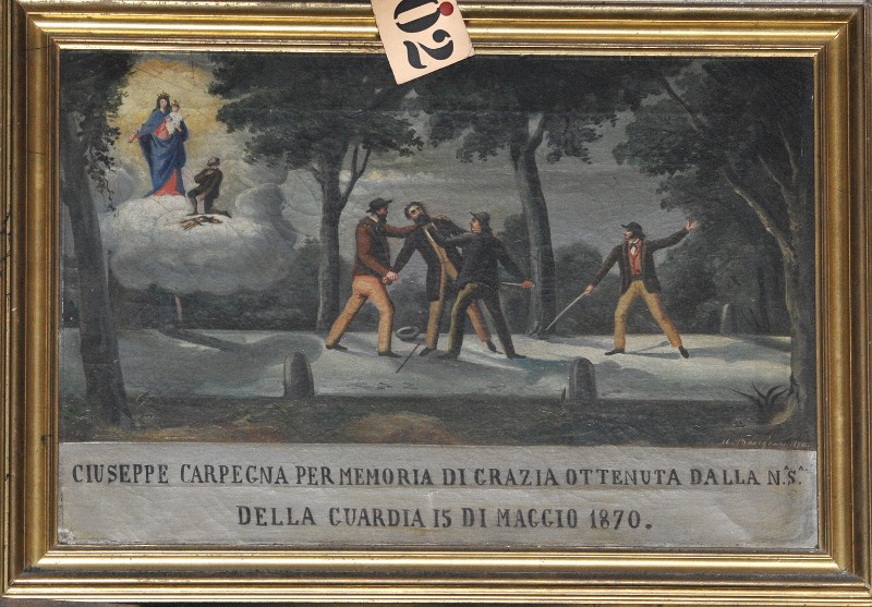 Baschenis M. (1870), Ex voto con duello