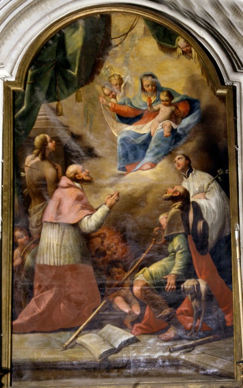 De Negri D. sec. XVIII, Madonna e Santi