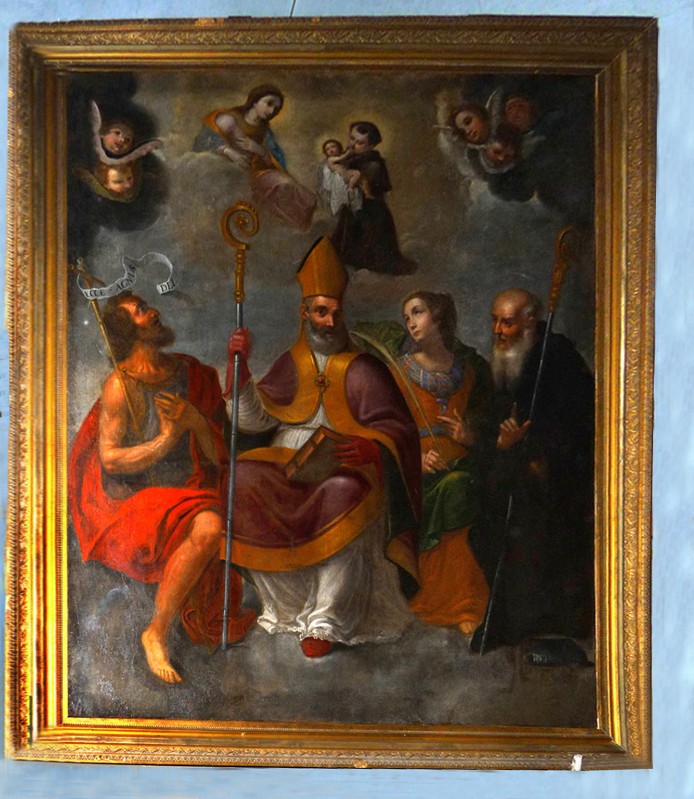 Ambito ligure (1653), San Cipriano e Santi in gloria