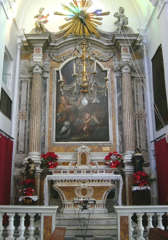 Ambito ligure sec. XVIII, Altare di Sant'Erasmo (?)