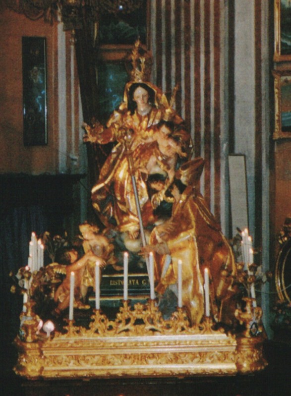 Ambito ligure sec. XVIII, Base processionale con Sant'Erasmo