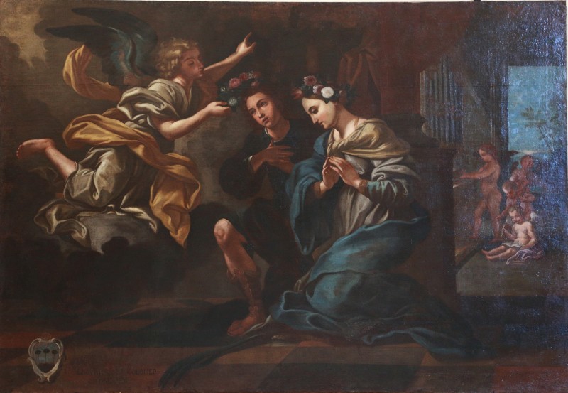 Ambito ligure sec. XVIII, Santi Cecilia e Valeriano