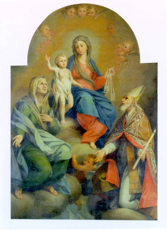 Tori G. (1770), Madonna del Carmelo con Sant'Anna e Sant'Erasmo