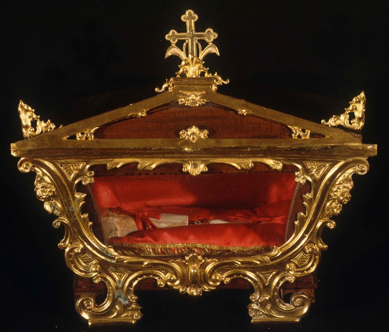 Bottega lombarda sec. XVIII, Reliquiario dei Santi Cipriano e Giustina
