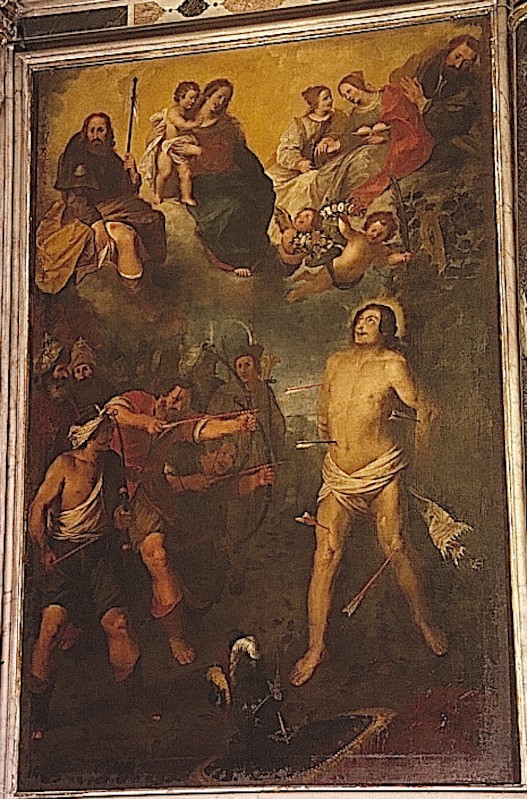 Scuola lombarda sec. XVIII, Martirio di San Sebastiano