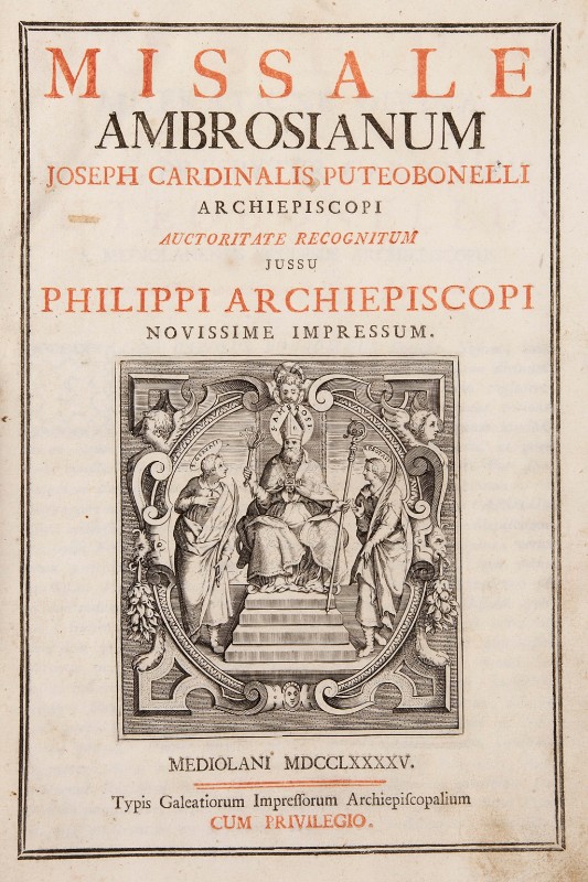 Ambito lombardo (1795), Sant'Ambrogio con i Santi Gervasio e Protasio