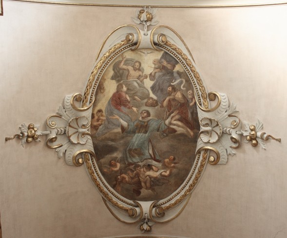 Cifrondi A. fine sec. XVII, San Leonardo accolto in cielo