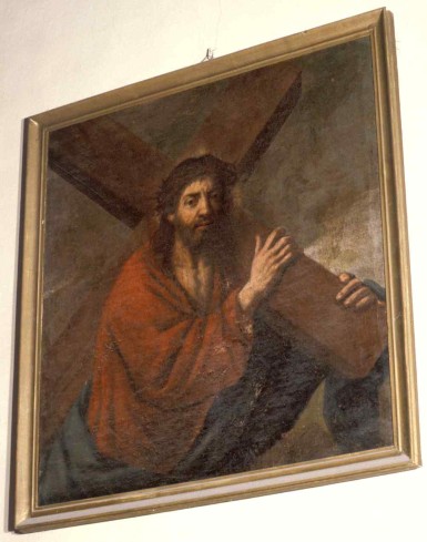 Attribuito a Cifrondi A. sec. XVII-XVIII, Gesù Cristo portacroce