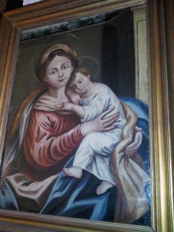 Scuola romana sec. XVIII, Madonna con Gesù Bambino