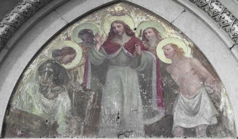 Servalli P. (1914-1916), Cristo re tra santi