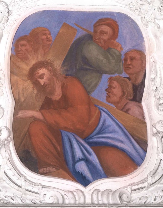Cifrondi A. sec. XVII, Gesù Cristo sul Monte Calvario