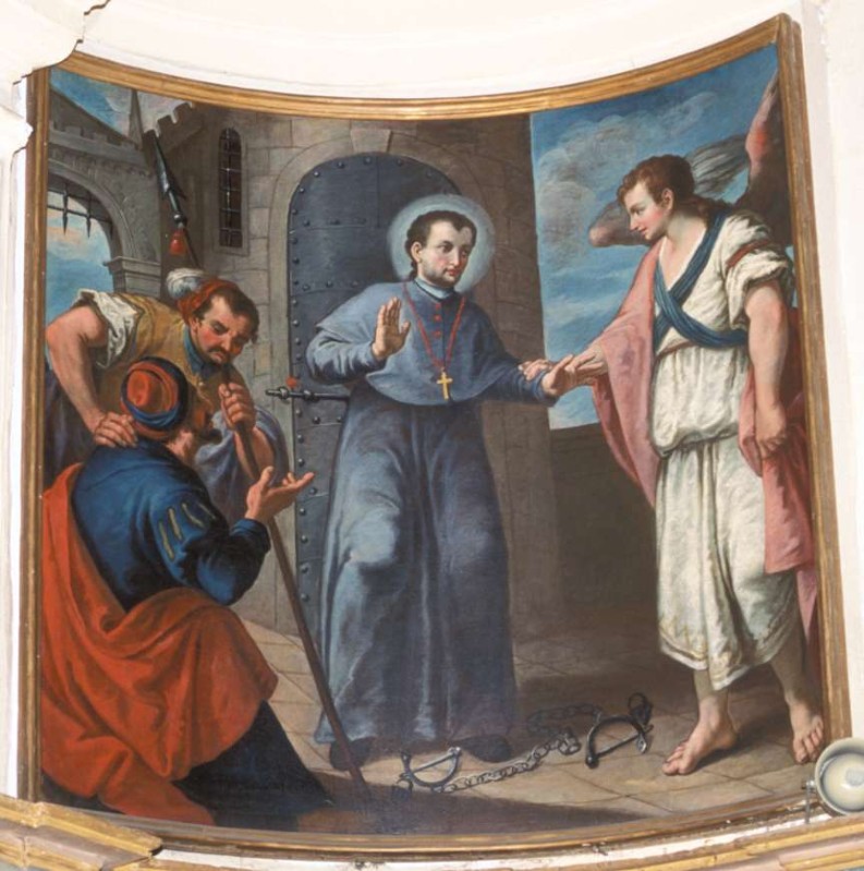Peverada G. sec. XVIII, Sant'Erasmo liberato dal carcere