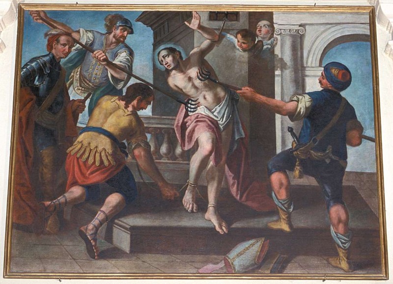 Peverada G. sec. XVIII, Martirio di Sant'Erasmo