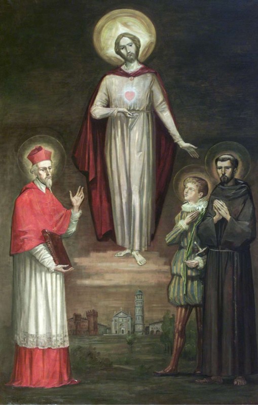 Longaretti T. (1963), Sacro Cuore di Gesù e santi