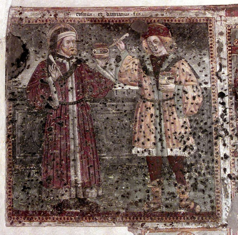 Ambito bergamasco sec. XV, Santi Cosma e Damiano
