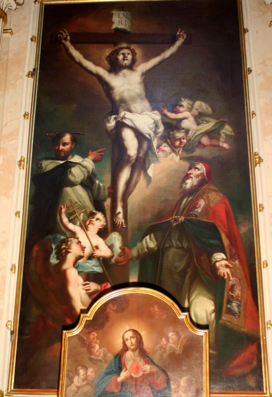 Anselmi G. (1761), Cristo crocifisso fra Santi