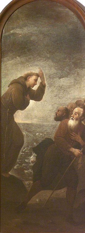 Cifrondi A. sec. XVIII, Sant'Antonio predica ai pesci
