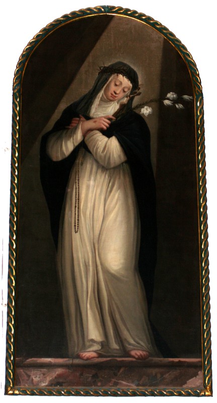 Ambito italiano sec. XVII, Santa Caterina da Siena