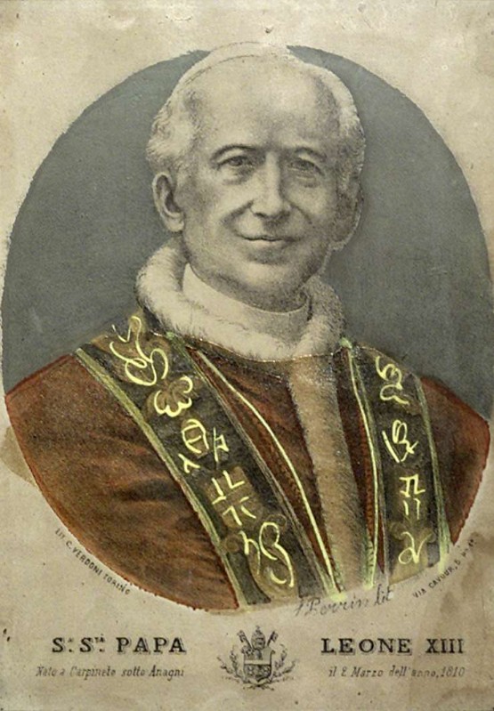 Perrin L. sec. XIX, Ritratto di Papa Leone XIII