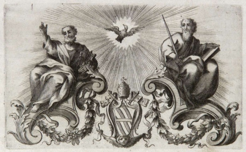 Ambito romano (1735), San Pietro e San Paolo ad acquaforte