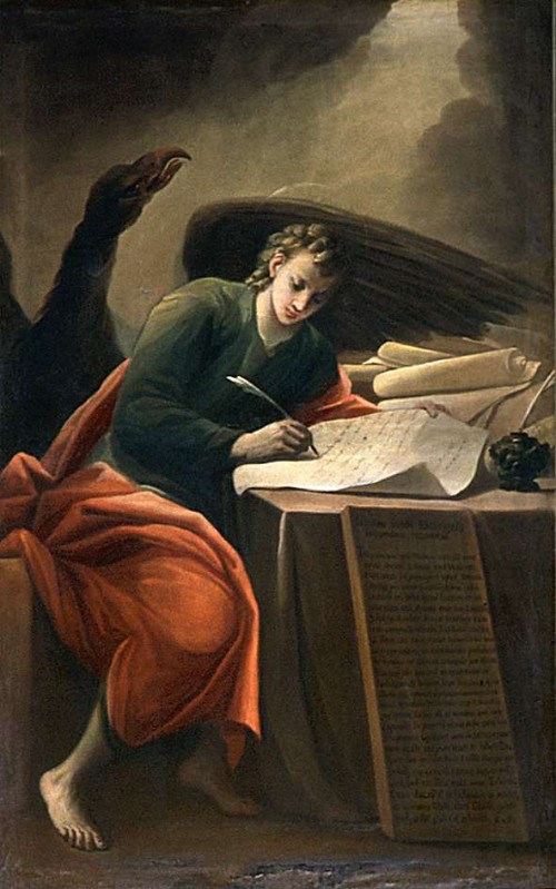 Cifrondi A. (1701), San Giovanni Evangelista scrivente