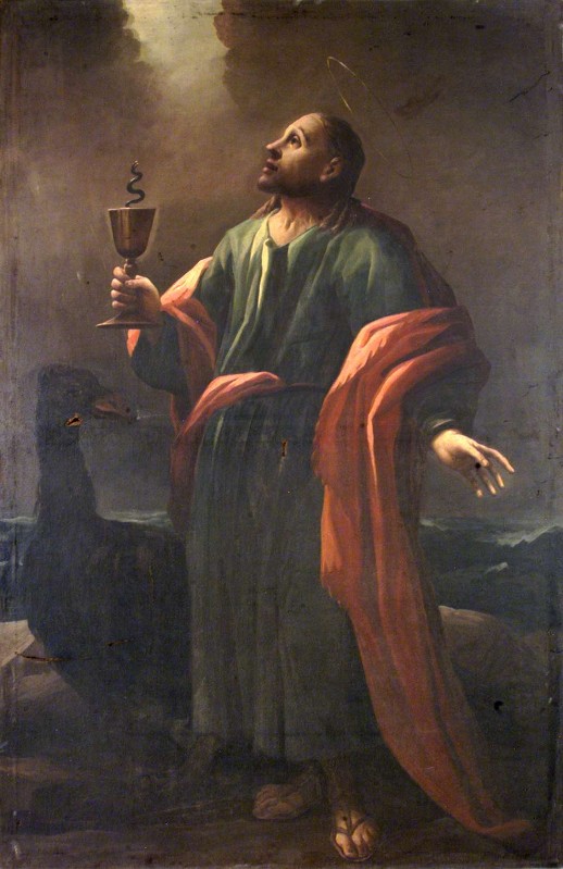 Cifrondi A. (1701), San Giovanni Evangelista beve dal calice