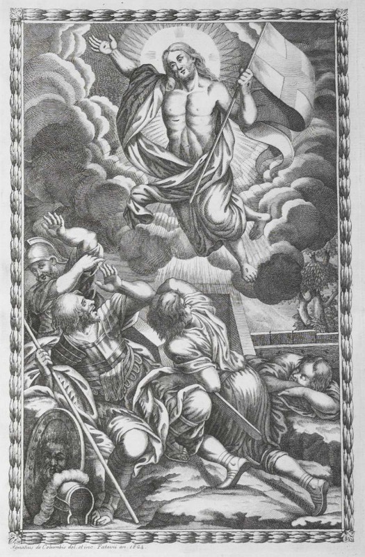 Colombo I. (1824), Resurrezione di Gesù Cristo a bulino
