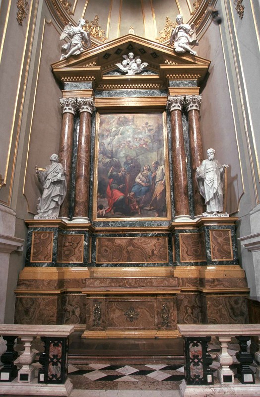 Salvi N. (1763-1771), Altare dei Santi Pietro e Paolo