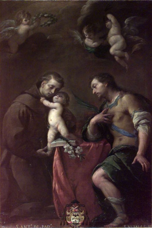 Nuvolone C.F. sec. XVII, Sant'Antonio da Padova e San Vitale