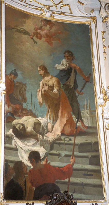 Cappella F. sec. XVIII, Martirio dei Santi Gervasio e Protasio