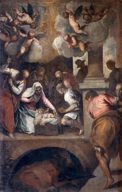 Palma il Giovane sec. XVI-XVII, Adorazione dei pastori