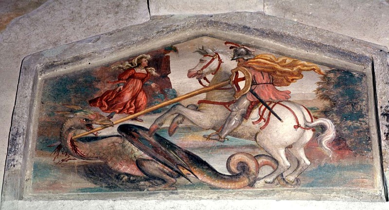 Lotto L. (1525), San Giorgio uccide il drago