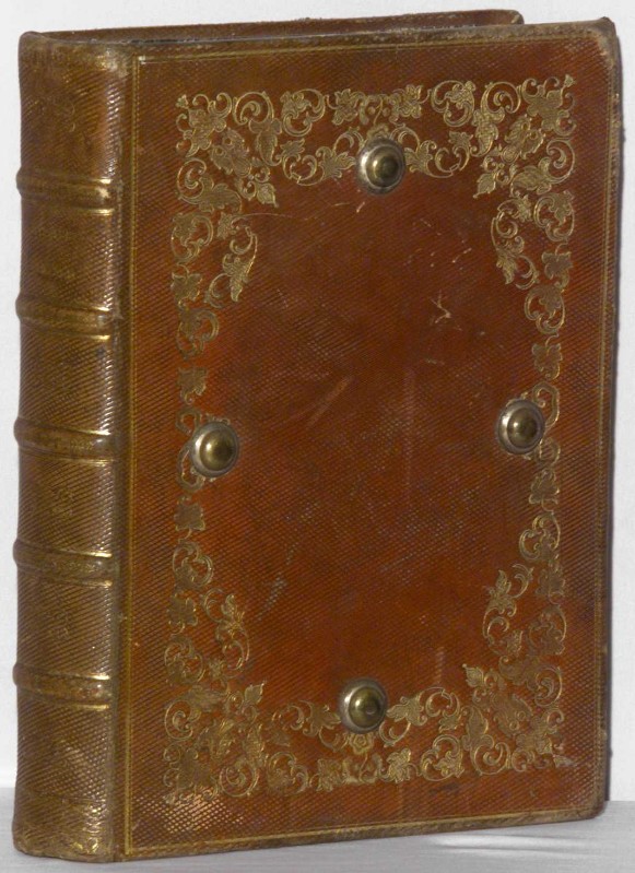 Ambito italiano sec. XIX, Libro liturgico con legatura in cuoio