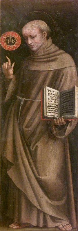 Ambito milanese sec. XVI, San Bernardino da Siena