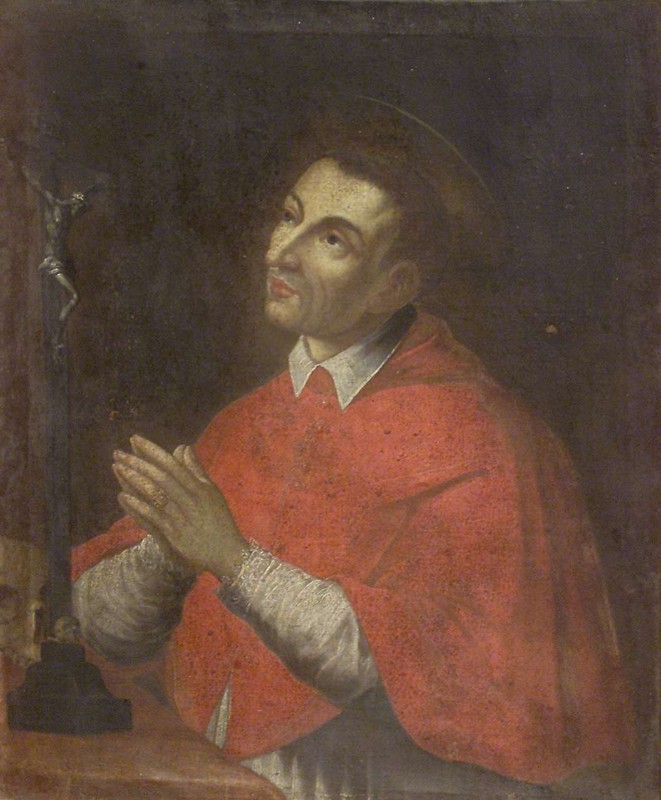 Ambito lombardo sec. XVII, S. Carlo Borromeo