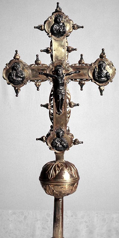 Bottega bergamasca sec. XV-XVI, Croce astile