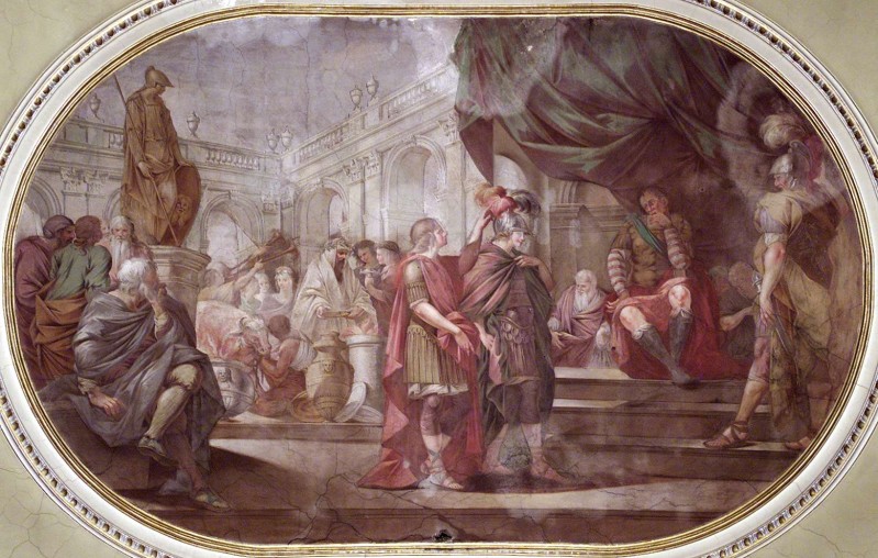 Comerio F. sec. XVIII, I SS. Gervasio e Protasio davanti ad Astasio