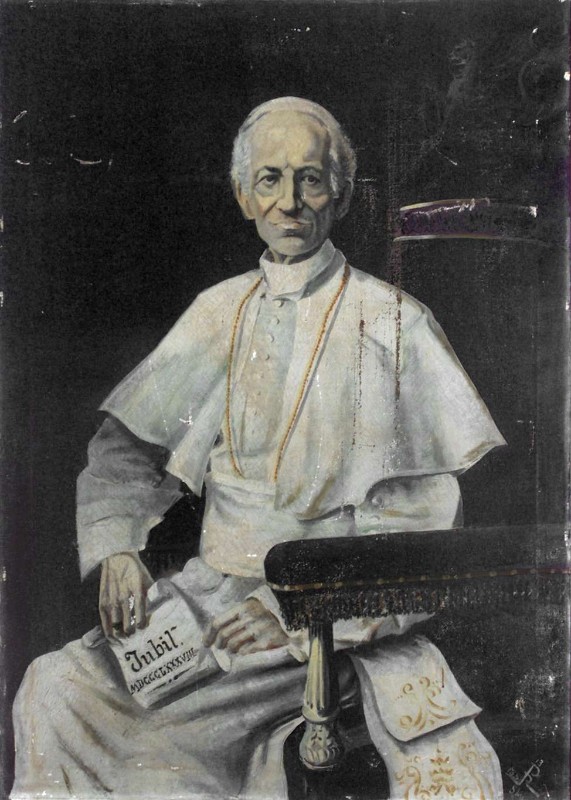 Romeo P. (?) (1888), Ritratto di Papa Leone XIII