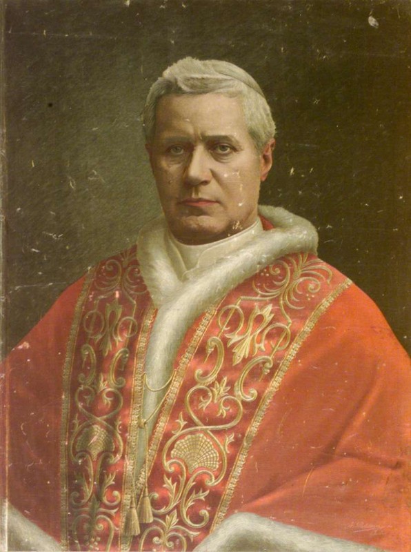 Patitucci A. sec. XX, Ritratto di papa Benedetto XV